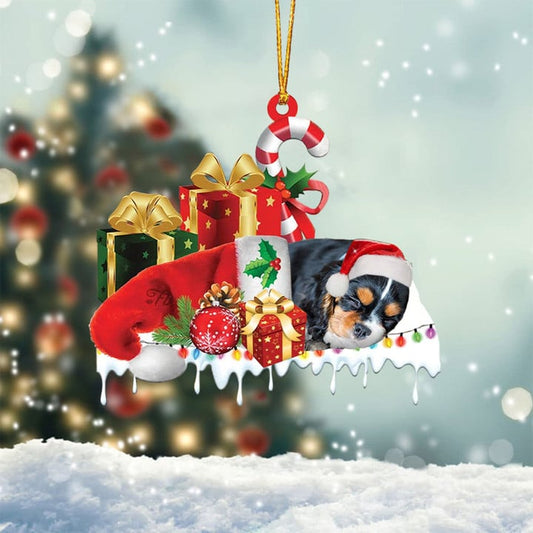 MollyTee SCHNAUZER MERRY CHRISTMAS HANGING ORNAMENT - image 2