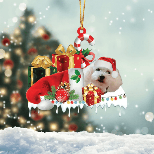 MollyTee Alaskan Malamute Merry Christmas Hanging Ornament - image 2