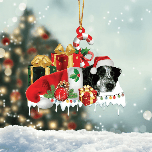 MollyTee SHIBA INU MERRY CHRISTMAS HANGING ORNAMENT - image 2