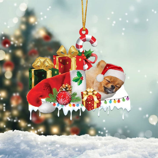 MollyTee PUG MERRY CHRISTMAS HANGING ORNAMENT - image 2