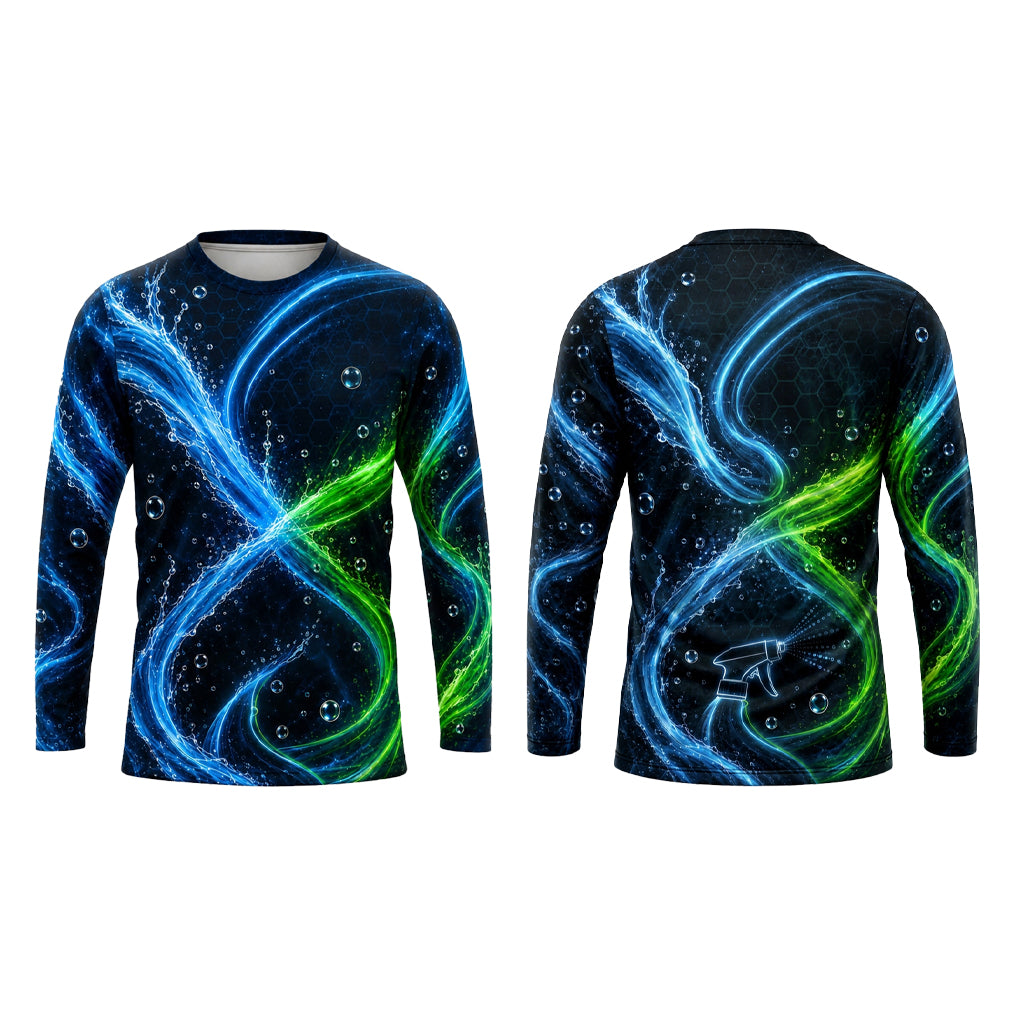 Custom Deep Sea Workwear Pressure Washing Shirt