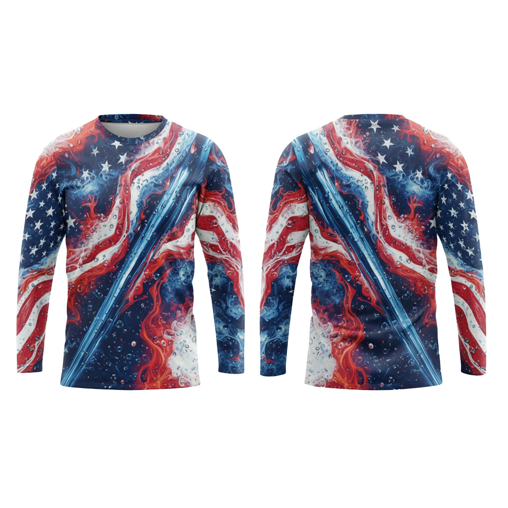 Custom Lime Mist Crew Pressure Washing Shirt