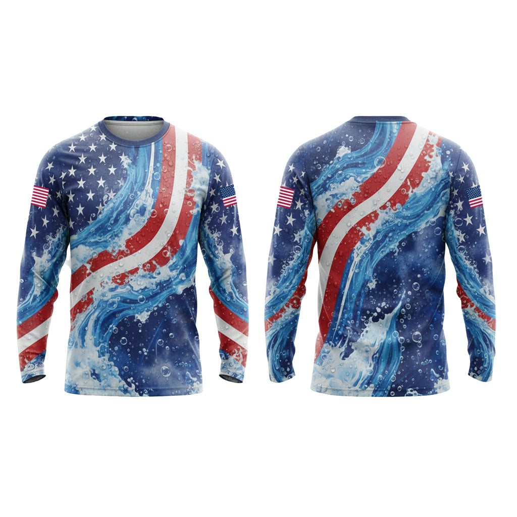 Custom Deep Sea Crew Pressure Washing Shirt