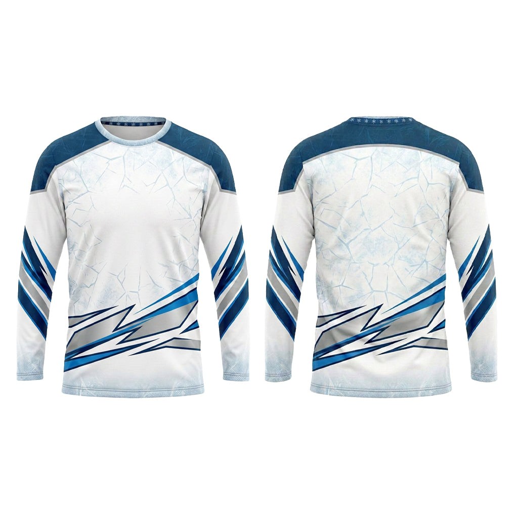 Custom Ice Wolves Hockey Team Uniform Shirt