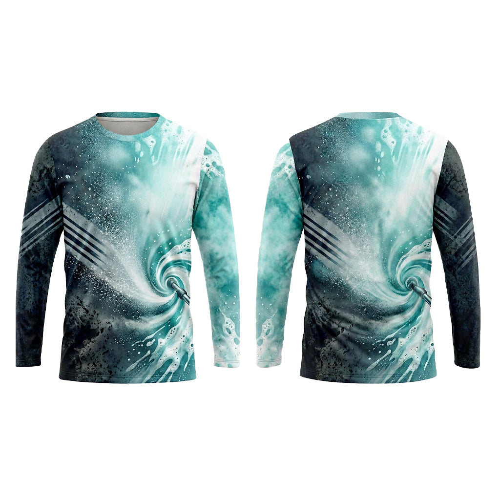 Custom Surface Cleaner Workwear Pressure Washing Shirt