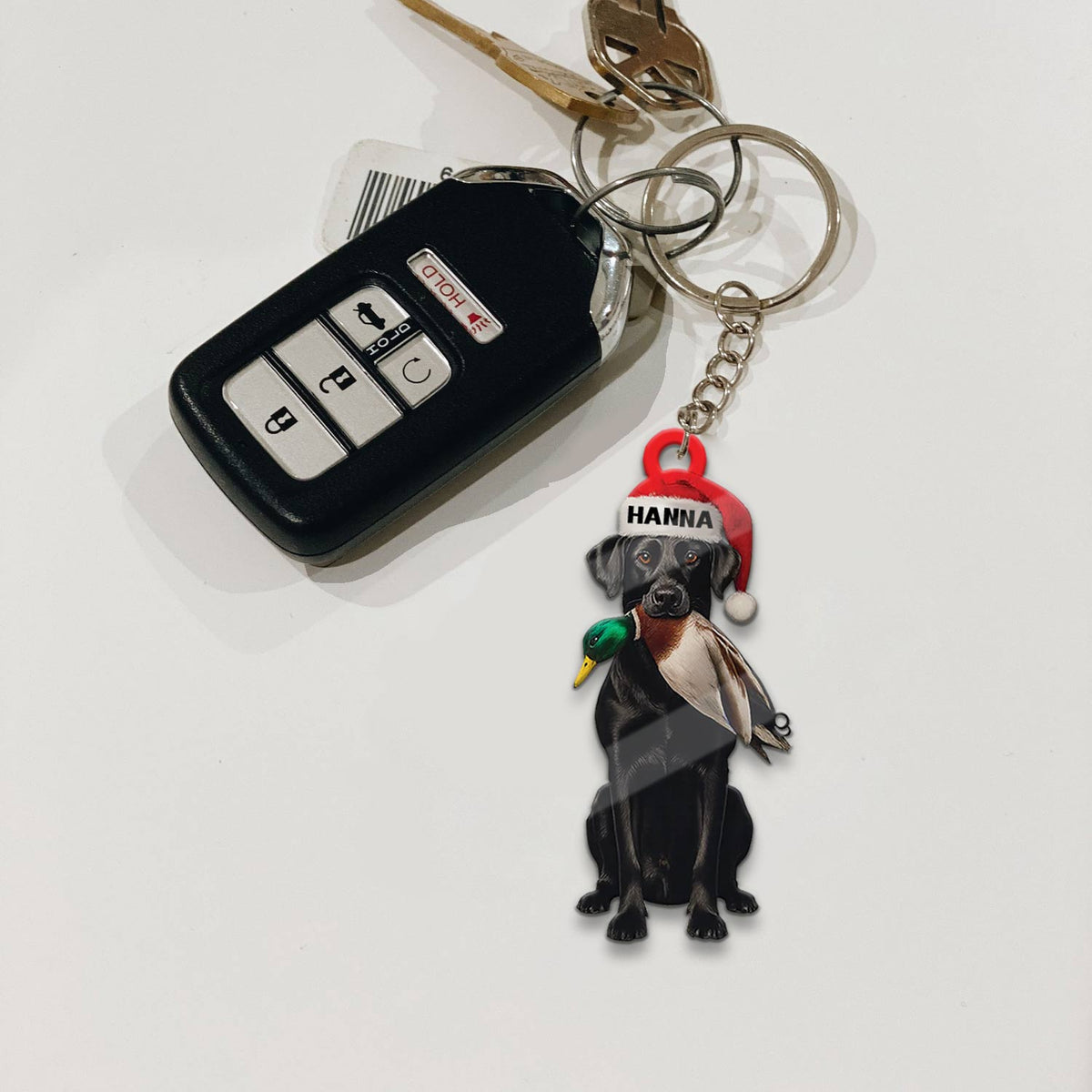 MollyTee Personalized Hunting Dog Christmas Ornament with Duck - Custom Name Lab Retriever Holiday Decor - image 7
