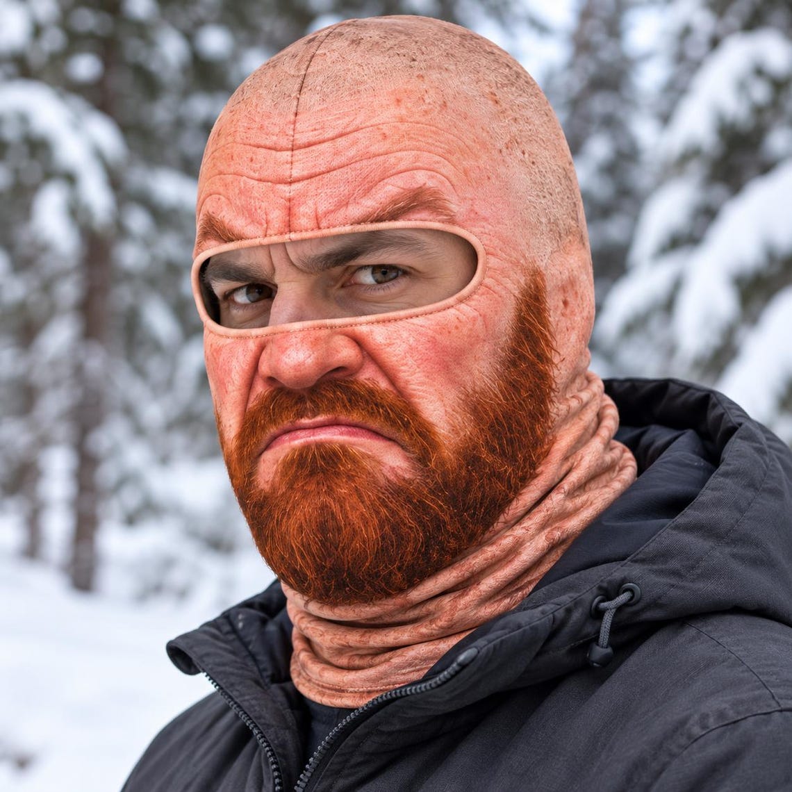 MollyTee Funny Face Ski Balaclava Face Mask (10 faces)