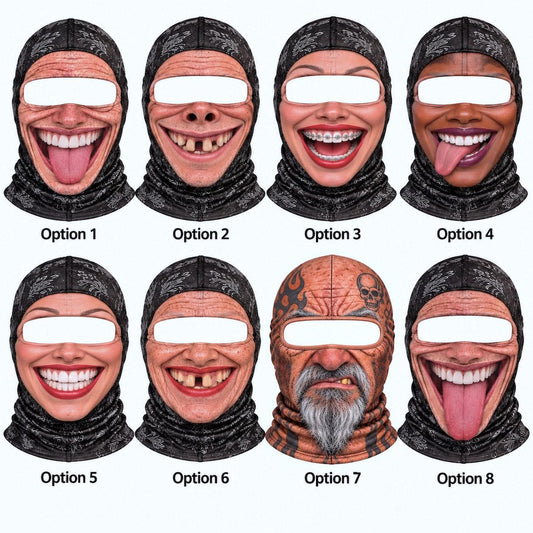 MollyTee Funny Caricature Facial Mask Balaclava Mask (8 types)