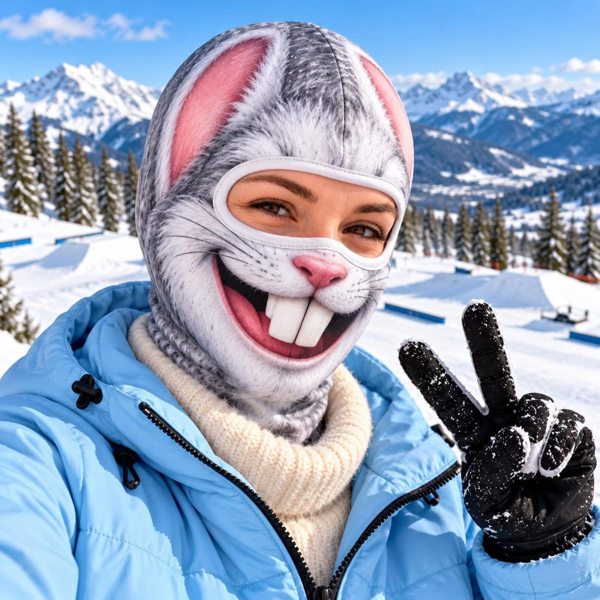 MollyTee Funny Animal Ski Mask Balaclava (3 animals)