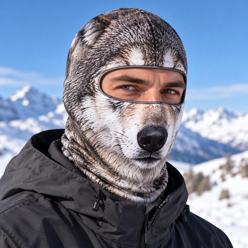 MollyTee Animal Snowboard Mask Balaclava Face Mask (25 animals)