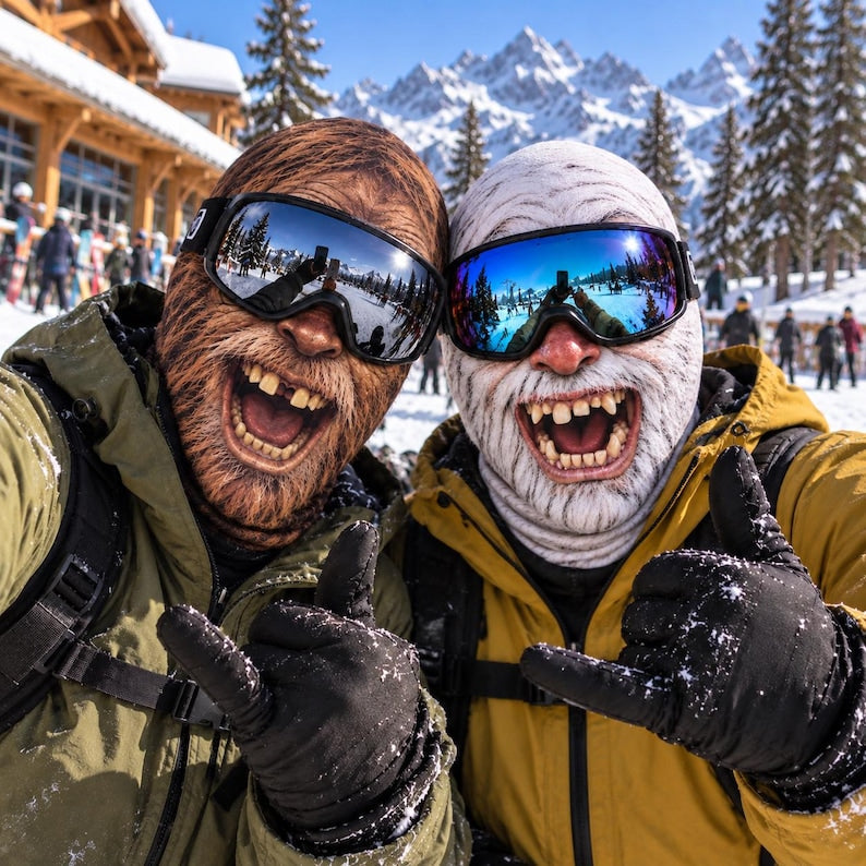 MollyTee Sasquatch Yeti Balaclava Face Mask
