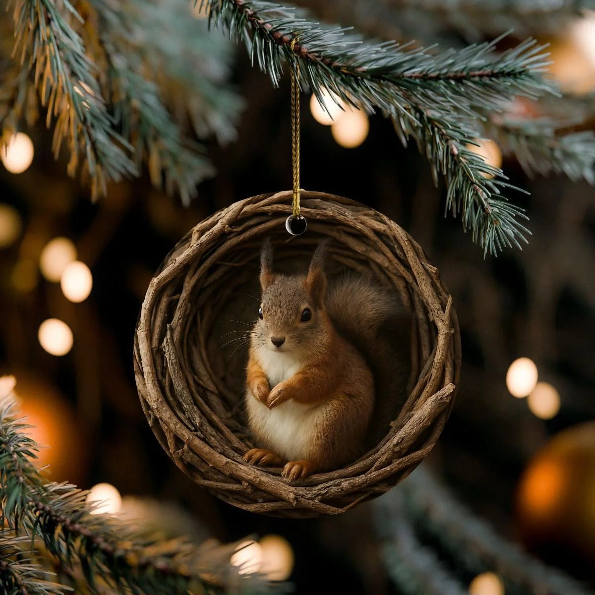 MollyTee Personalized Woodland Hunting Acrylic Christmas Ornament Custom Gift For Hunters 2D Flat - 1-Sided - image 4