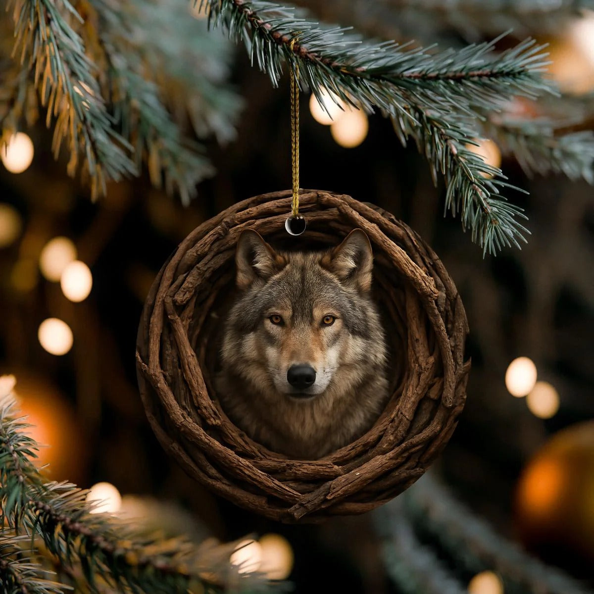 MollyTee Personalized Woodland Hunting Acrylic Christmas Ornament Custom Gift For Hunters 2D Flat - 2-Sided - image 5
