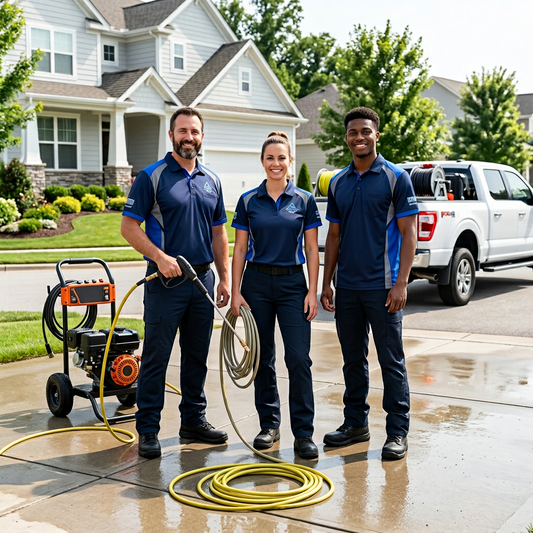 Why Pressure Washing Crews Need Custom Work Shirts | MollyTee