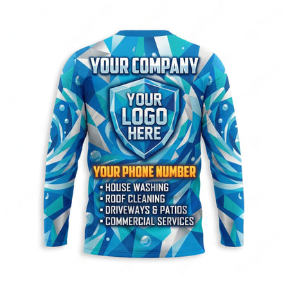Custom Bleach-Resistant Pressure Washing Uniform Shirt 168