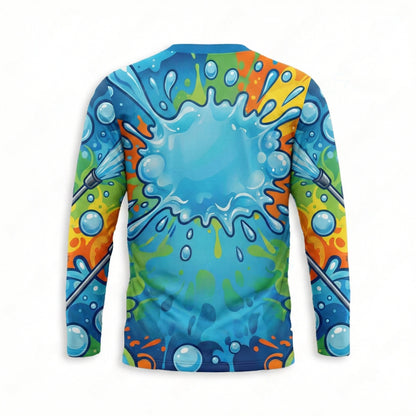 Custom Bleach-Resistant Pressure Washing Uniform Shirt 123