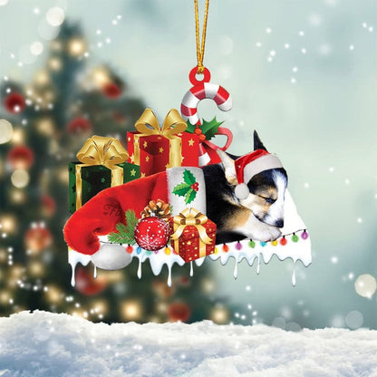 MollyTee SHELTIE MERRY CHRISTMAS HANGING ORNAMENT - image 2