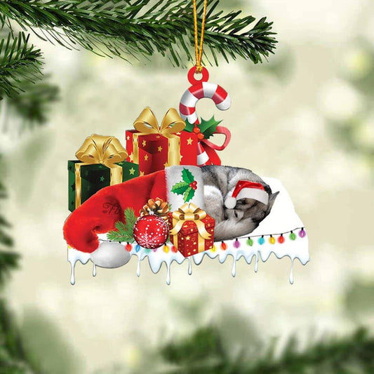 MollyTee COCKAPOO (BLACK) MERRY CHRISTMAS HANGING ORNAMENT - image 1