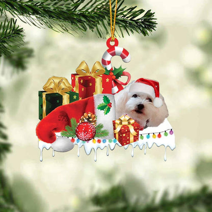 MollyTee Alaskan Malamute Merry Christmas Hanging Ornament - image 1