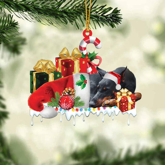 MollyTee MALTIPOO1 MERRY CHRISTMAS HANGING ORNAMENT - image 1