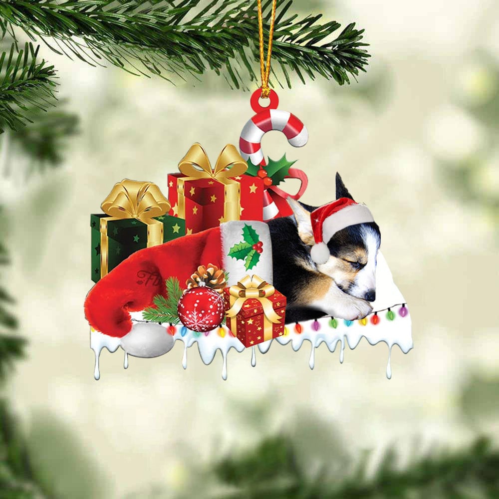 MollyTee SHELTIE MERRY CHRISTMAS HANGING ORNAMENT - image 1