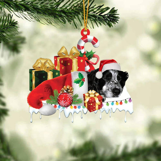MollyTee SHIBA INU MERRY CHRISTMAS HANGING ORNAMENT - image 1