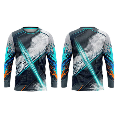 Custom Aqua Lightning Service Pressure Washing Shirt