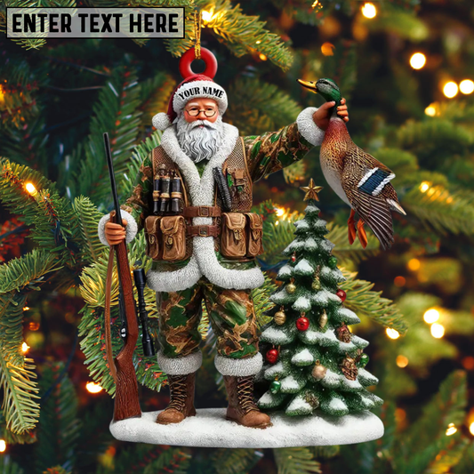 MollyTee Personalized Hunting Christmas Ornaments, Hunter Christmas Ornament, Christmas Gifts - image 1