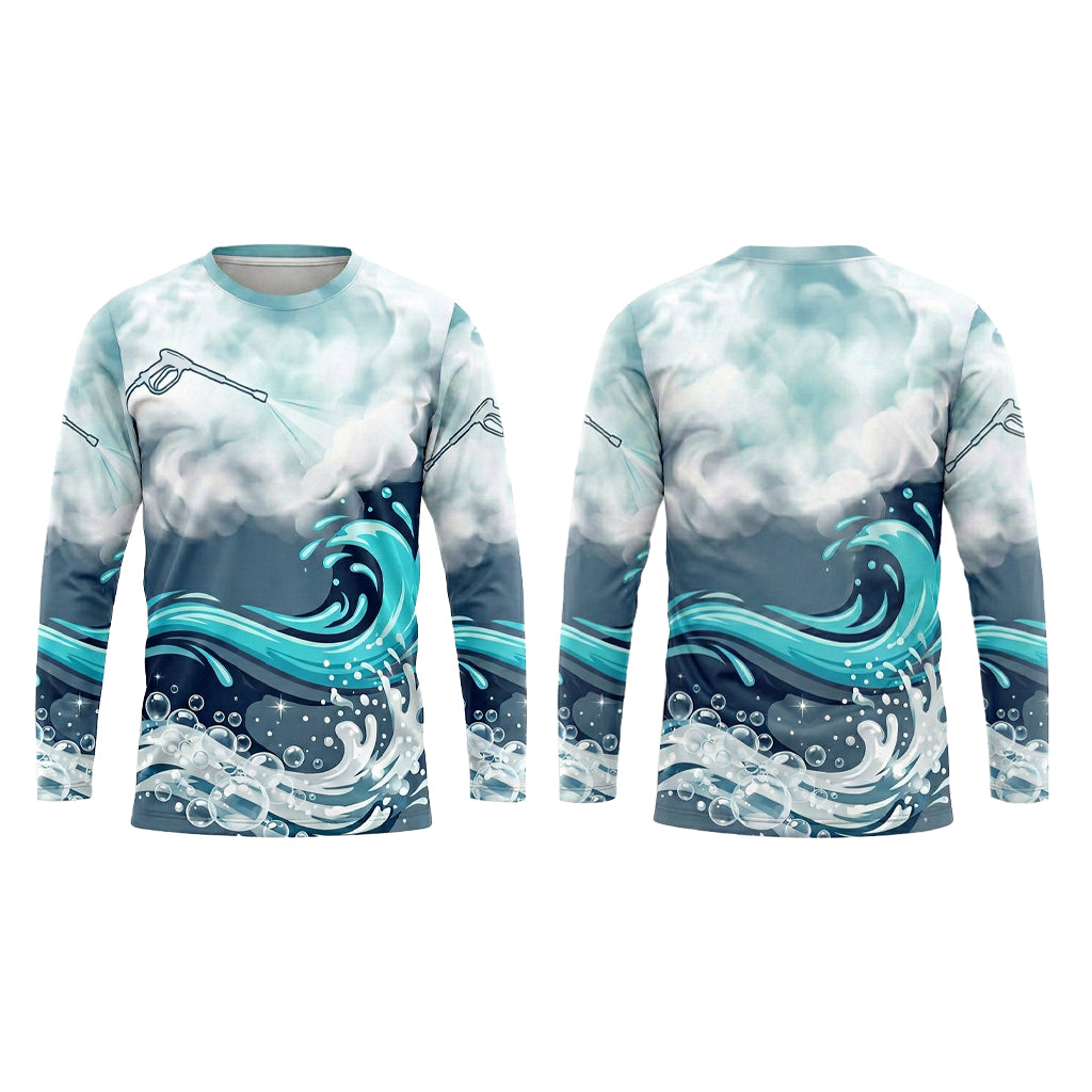 Custom Storm Wash Performance Pressure Washing Shirt