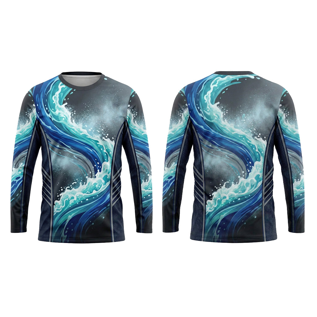 Custom Deep Sea Performance Pressure Washing Shirt
