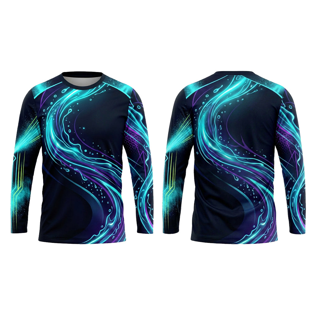 Custom Ice Splash Crew Pressure Washing Shirt