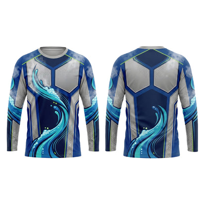 Custom Silver Armor Carpet Cleaning Uniform Shirt