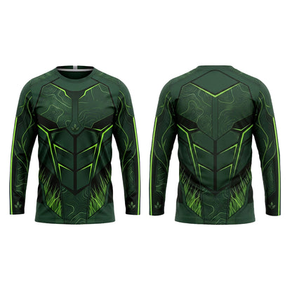 Custom Geometric Armor Landscaping Uniform Shirt