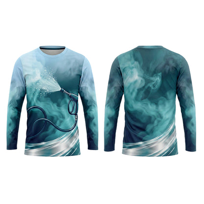 Custom Ice Splash Service Pressure Washing Shirt