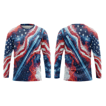 Custom Lime Mist Crew Pressure Washing Shirt