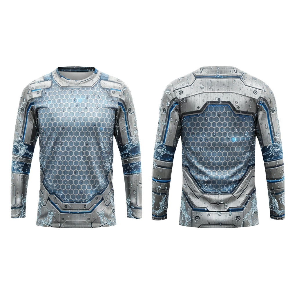 Custom Hydro Stripe Service Pressure Washing Shirt
