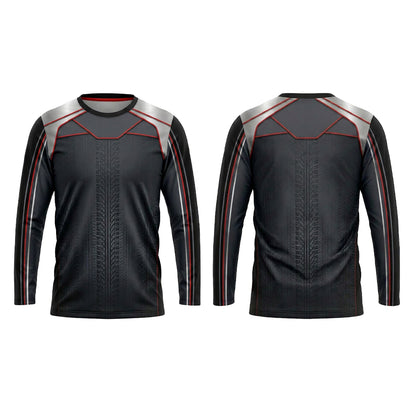 Custom Tire Tread Redline Automotive Work Uniform Shirt