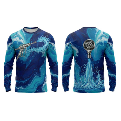 Custom Turbo Wash Uniform Pressure Washing Shirt