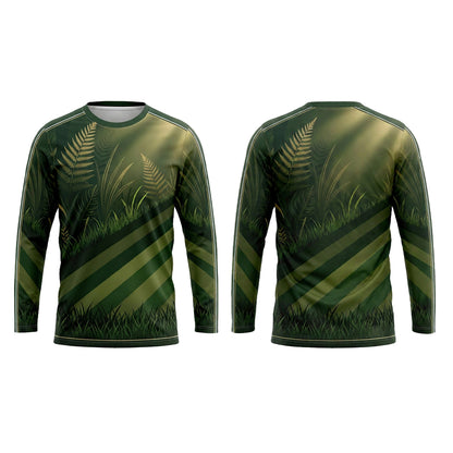 Custom Fern Grass Lawn Care Uniform Shirt