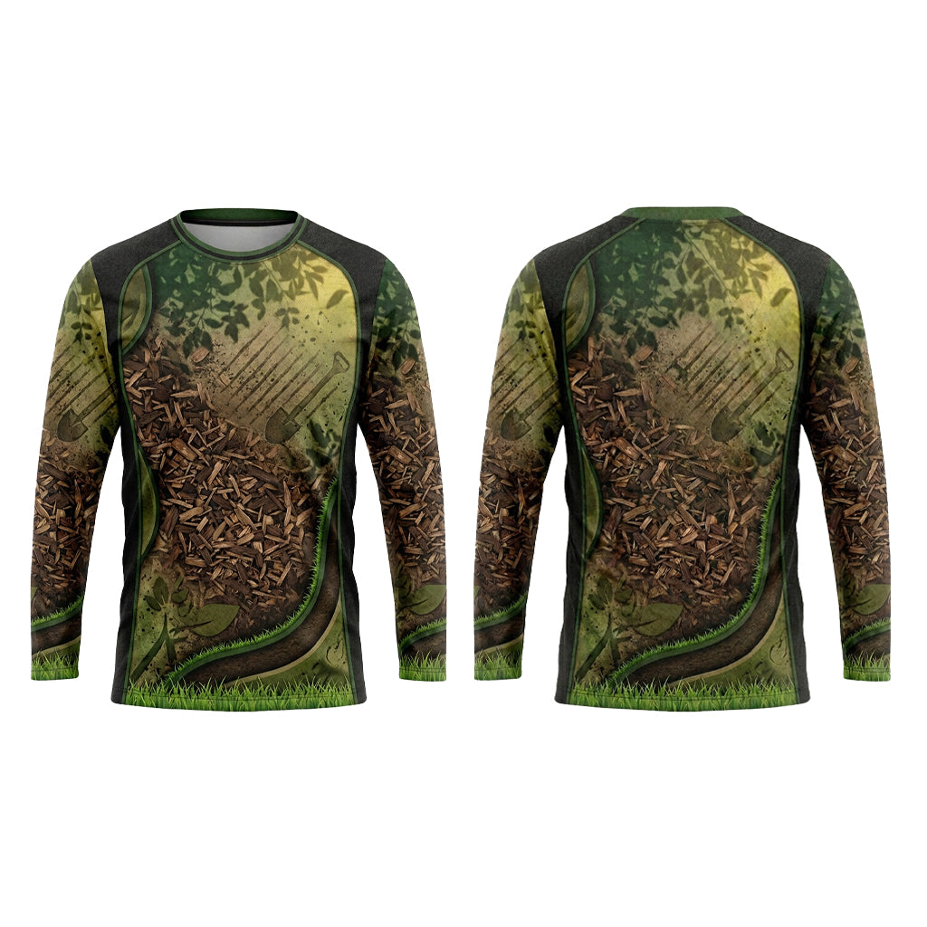 Custom Mulch Bed Landscaping Uniform Shirt