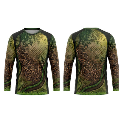 Custom Mulch Bed Landscaping Uniform Shirt