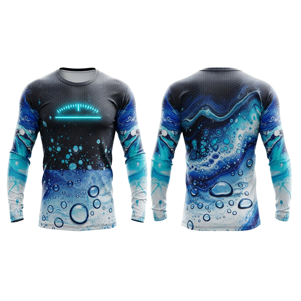 Custom Water Ribbon Uniform Pressure Washing Shirt