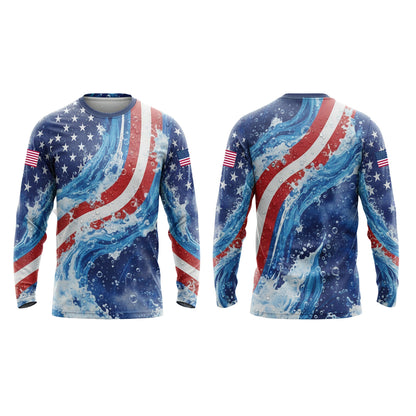 Custom Deep Sea Crew Pressure Washing Shirt