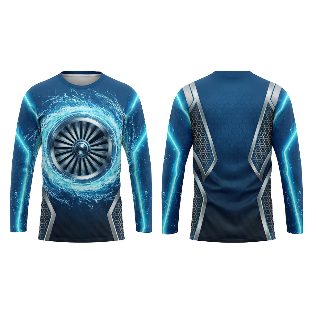 Custom Ice Splash Workwear Pressure Washing Shirt