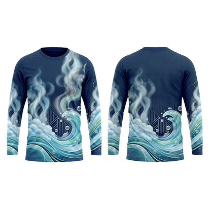 Custom Bubble Wave Carpet Cleaning Uniform Shirt