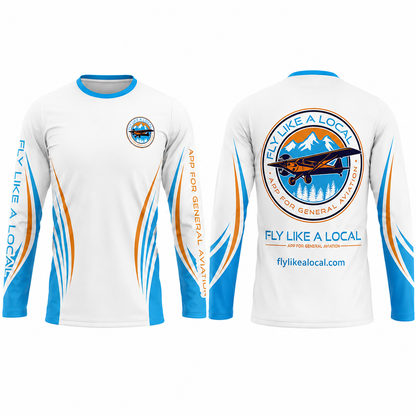 Custom Fly Like A Local General Aviation Shirt