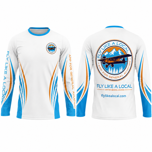 Custom Fly Like A Local General Aviation Shirt