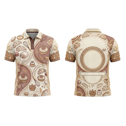 Custom Bakery Cafe Pastry Restaurant Uniform Shirt
