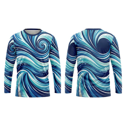 Custom Cyan Jet Uniform Pressure Washing Shirt