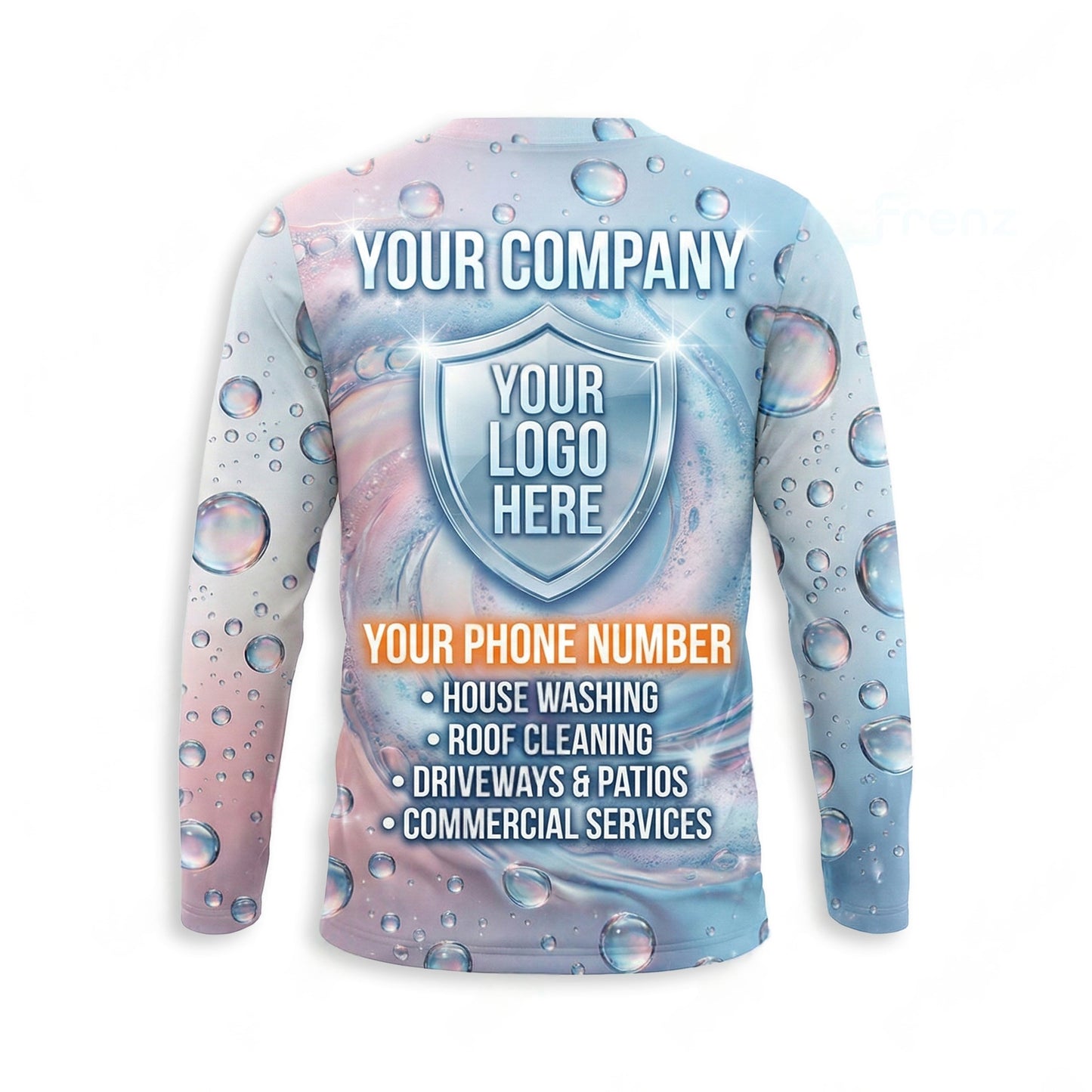 Custom Bleach-Resistant Pressure Washing Uniform Shirt 139